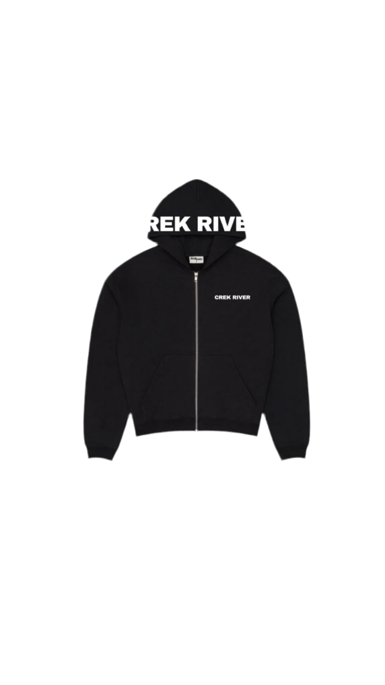 crek river logo hoodie