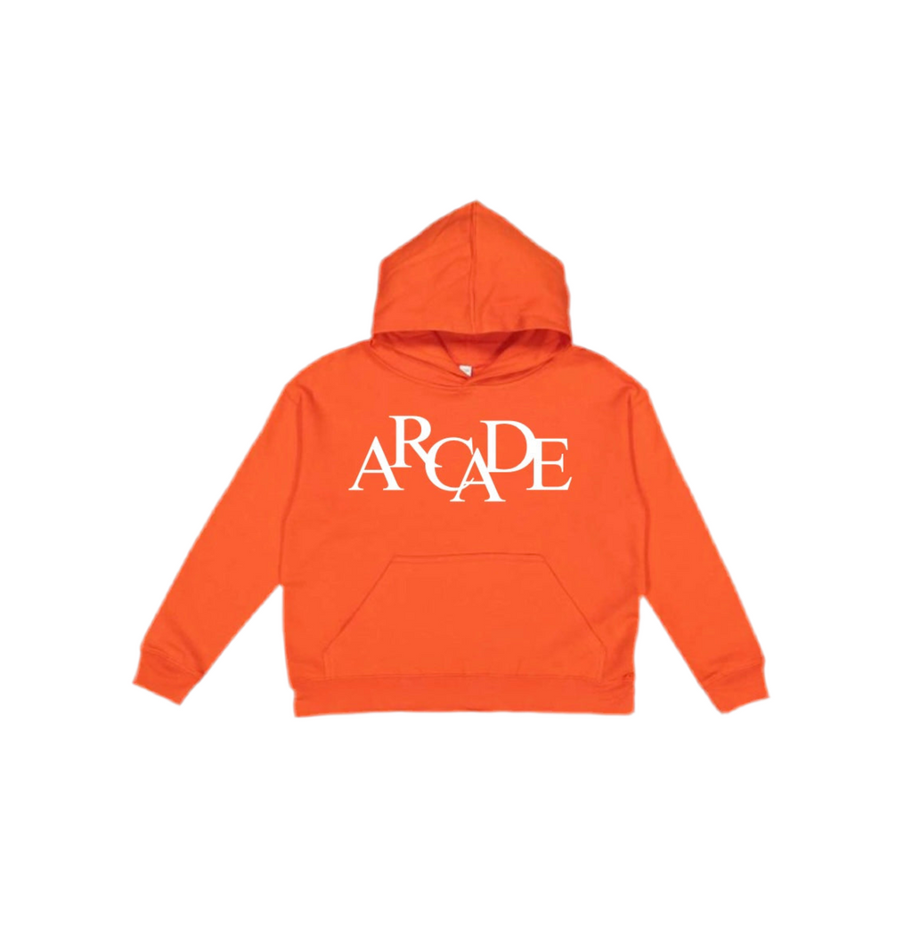 morningscrek x arcade logo hoodies