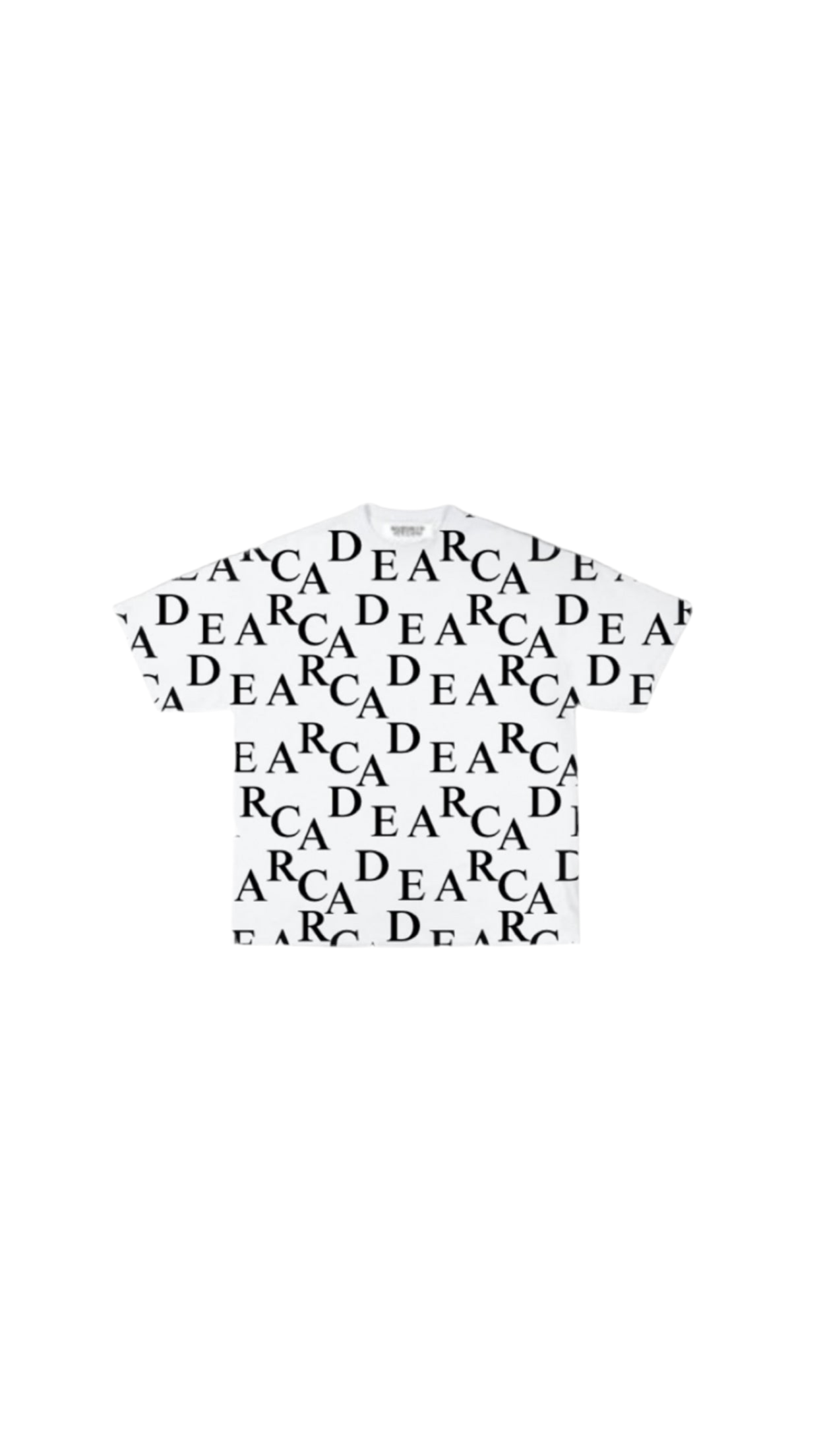 Arcade letters shirt