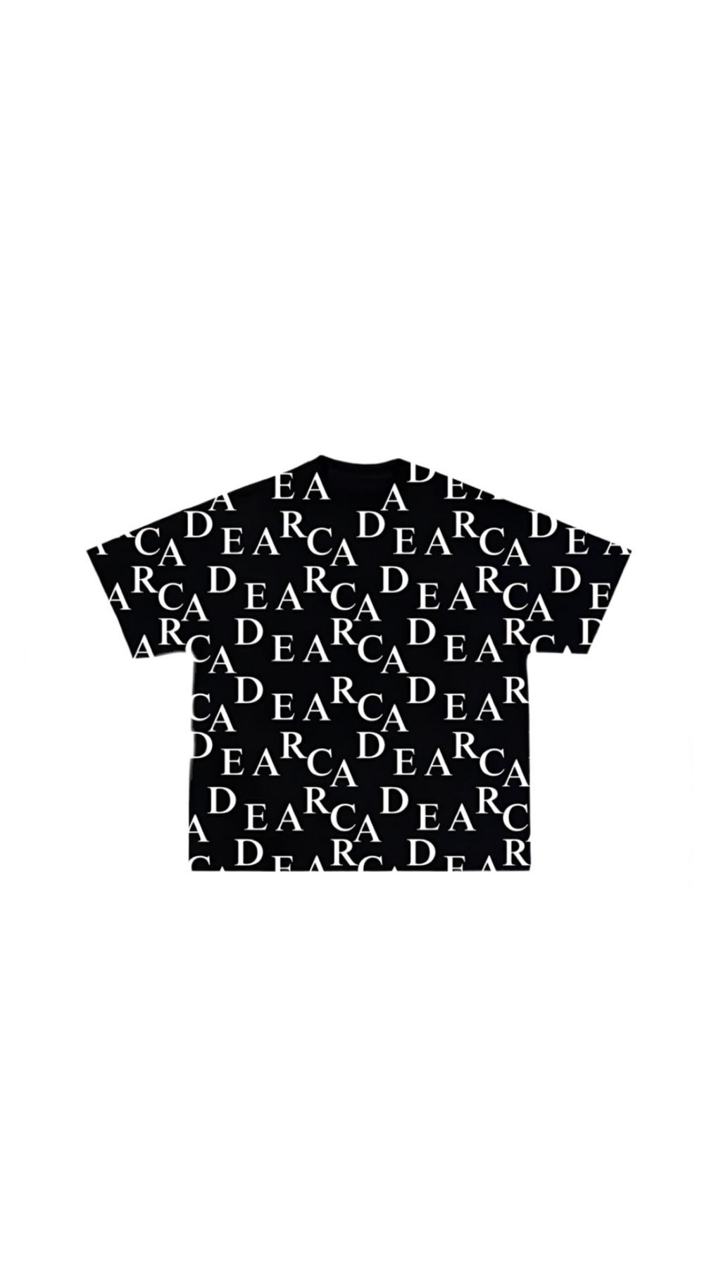 Arcade letters shirt