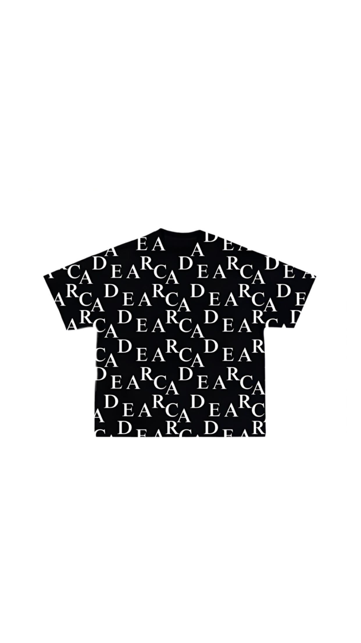 Arcade letters shirt