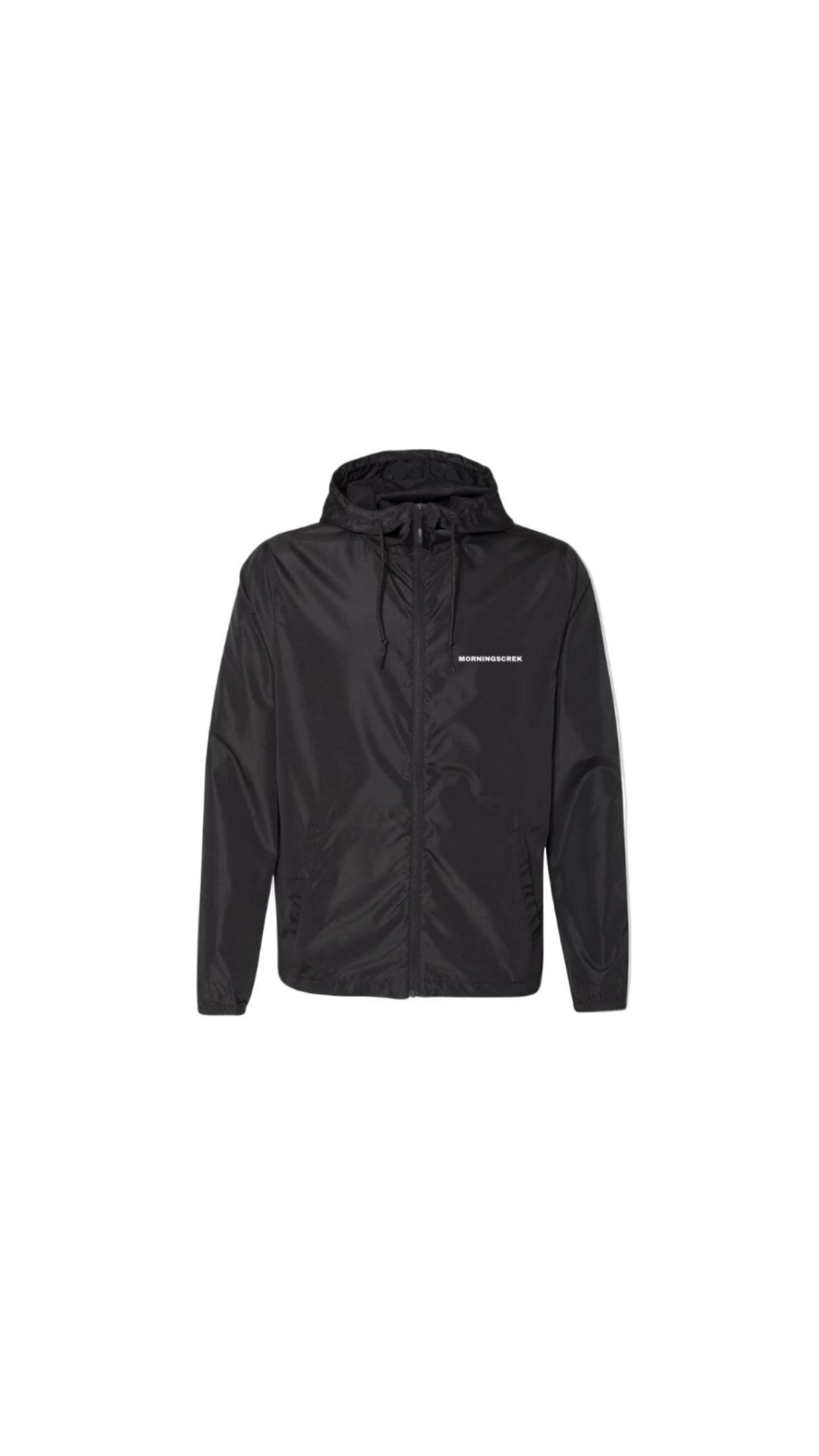 Morningscrek Black Windbreaker